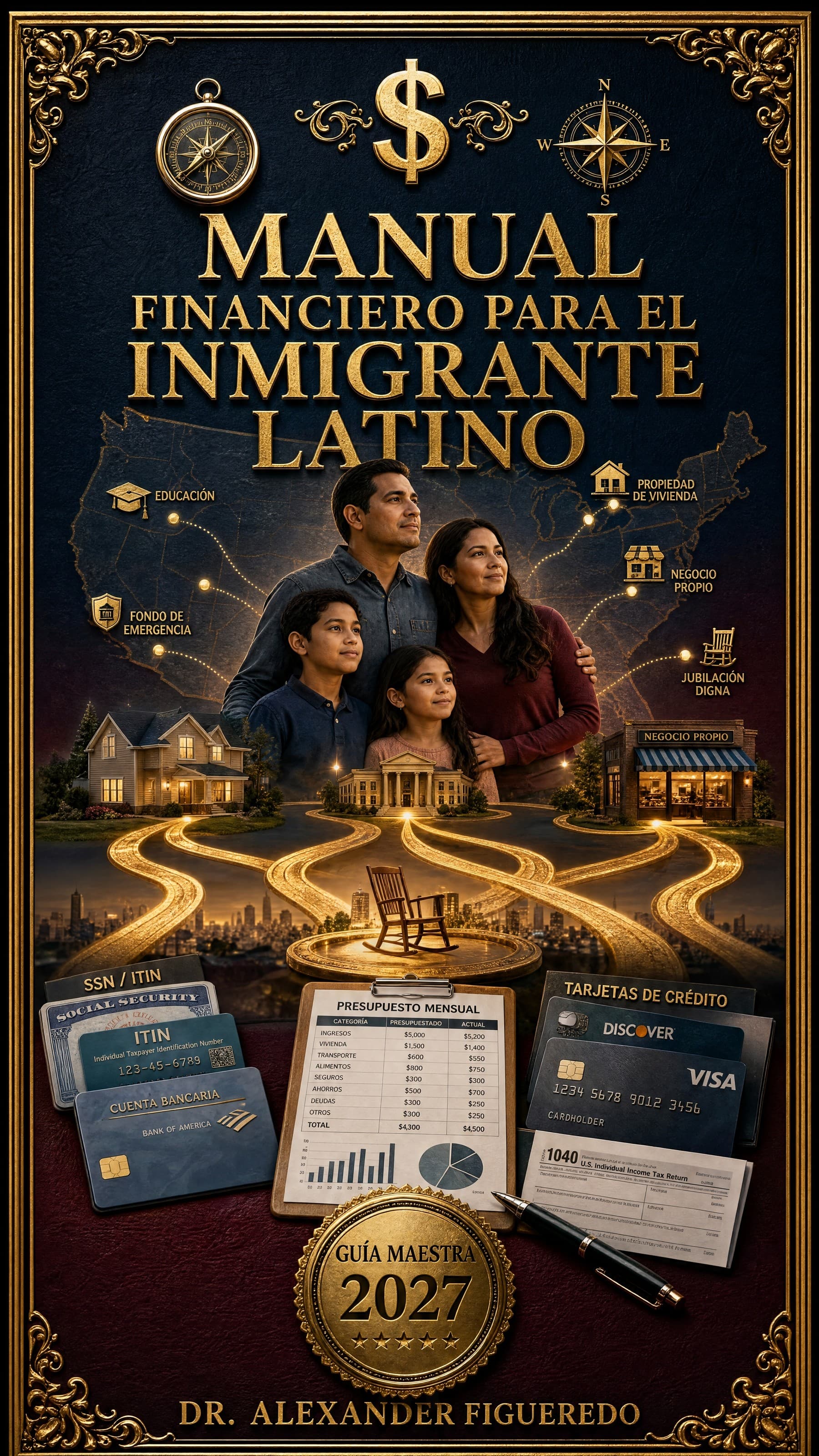 Portada: Manual Financiero para el Inmigrante Latino