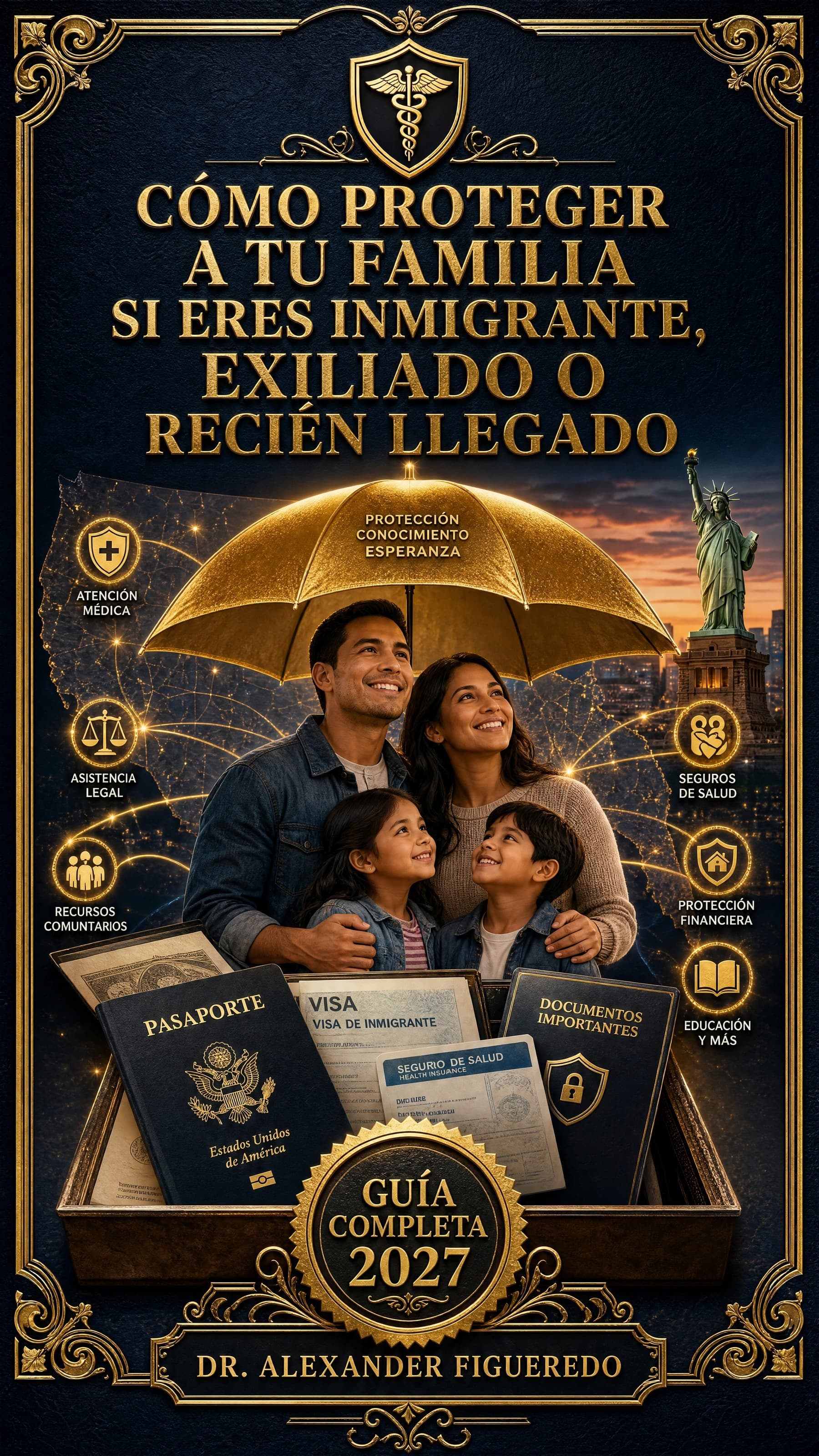 Portada: Cómo Proteger a tu Familia (Inmigrante, Exiliado o Recién Llegado)